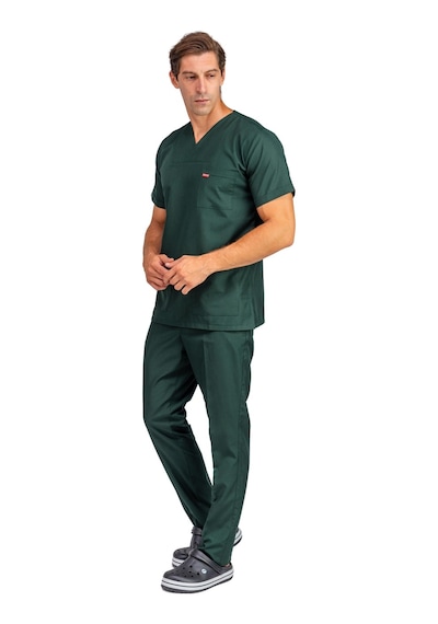 Zarf Yaka Erkek Takım - 38 Ördek Başı Yeşili-6390