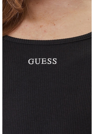 Guess Circe Aktif Modal Karışımlı Kadın T-shirt V6gp04k2969 Siyah