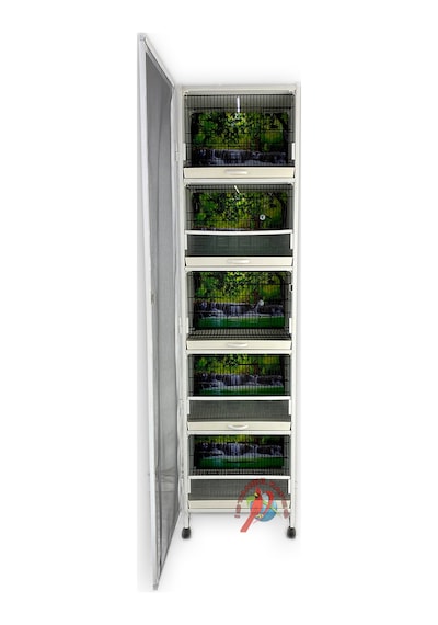 İstanbul Kafes Model 5 Pvc Kuş Dolabı