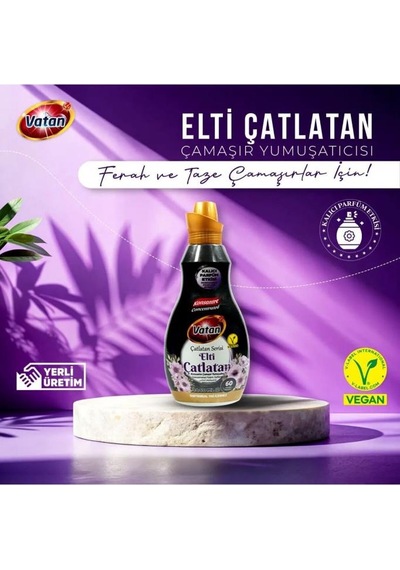 Vatan Elti Çatlatan Konsantre Çamaşır Yumuşatıcı 1440ml Tekli