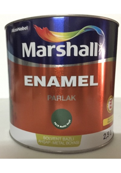 Marshall Enamel Parlak 2.5 Lt (Nefti Yeşil)