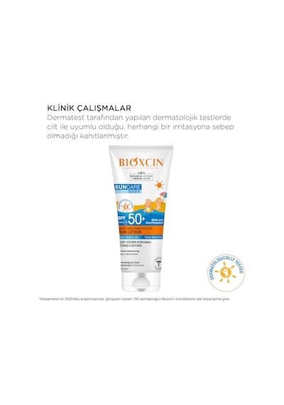 Bioxcin Hassas Ciltler İçin Çok Yüksek Korumalı Mineral Güneş Kremi Bebek 50 Spf 100 Ml