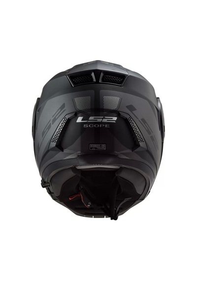 LS2 SCOPE AXIS MAT SİYAH-TITANIUM KASK