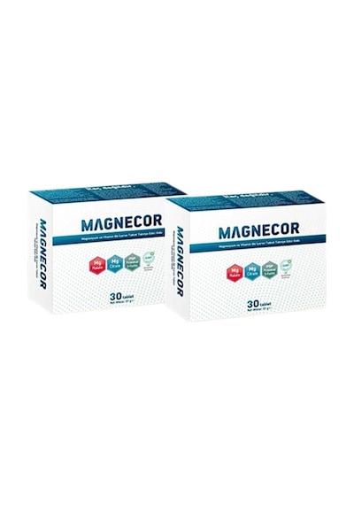 Magnecor Magnezyum ve B6 Vitamin 2 x 30 Tablet