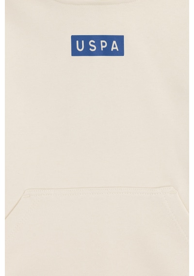 U.S. Polo Assn. Erkek Çocuk Krem Kapüşonlu Sweatshirt 50293515-VR071