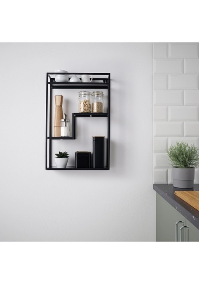 Salon-mutfak Dekorasyon Duvar Rafı,meridyendukkan Antrasit Renk 40x60 Cm Sergi-obje-kitap Rafı Salon-mutfak Dekorasyon Duvar Rafı,meridyendukkan Antrasit Renk 40x60 Cm Sergi-obje-kitap Rafı