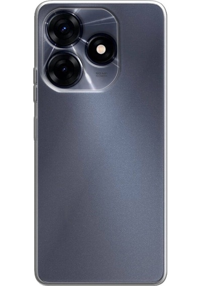 Tecno Spark 10 4g Kamera Korumalı Süper Silikon Şeffaf Kapak