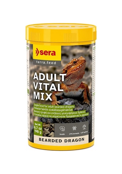 Sera Bearded Dragon Adult Vital Mix 1000ml. / 190gr.