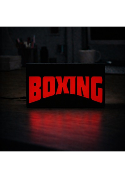 Masa Lambası - Boxing Boks Adaptörlü Dekoratif & Hediyelik Lamba Çok Renkli