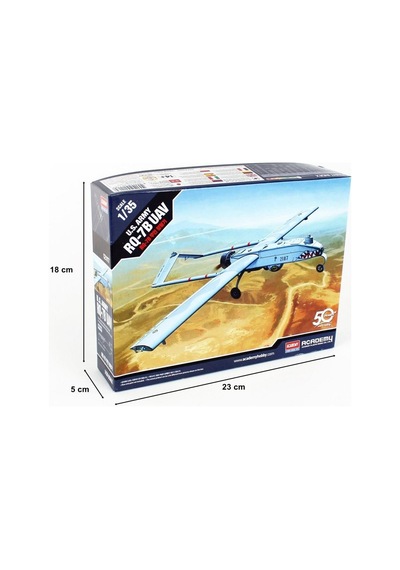Academy 12117 1/35 Ölçek, U.s. Army Rq-7b Uav İnsansız Hava Aracı, Plastik Model Kiti-48840