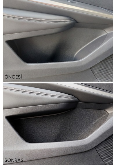 Peugeot 3008 Iıı / P64 Uyumlu Konfor Seti - Araç İçi Eşya Ceplerine Özel Kumaş Kaplama Allure / Kapaksız Cep