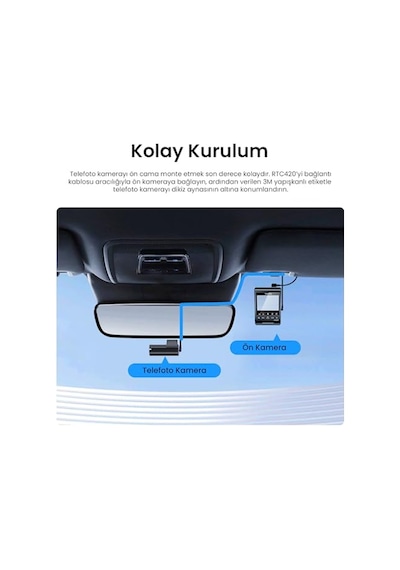 Rtc420 A329 Ve A329s Serisi İle Uyumlu Sony Starvıs 2 Sensörlü 2k Telefoto Kamera