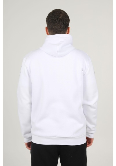 Hummel Armin Pamuklu Sweatshirt Beyaz