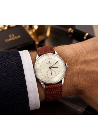 Omega Vintage 1940'lar Mekanik Kurmalı 17 Jewels Swiss Made Kol Saati