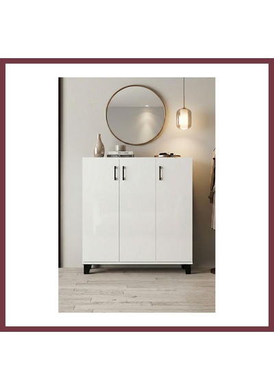 Storeşahin Ayakkabılık Dolabı Beyaz 105 Cm Shn0720 Storeşahin Ayakkabılık Dolabı Beyaz 105 Cm Shn0720