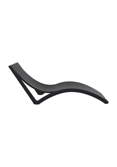 Omnipazar Trk-087 Siesta Lüks Ergonomik Slim Tasarım Şezlong Siyah Siyah