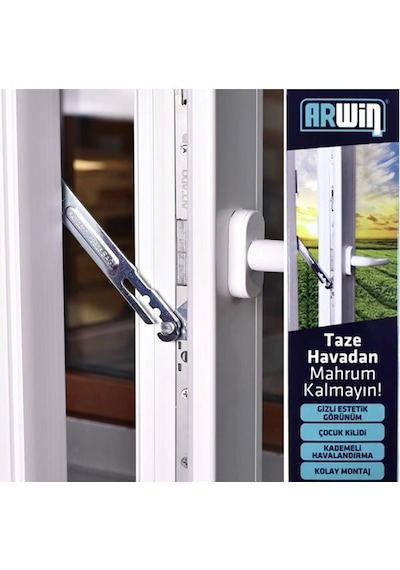 Arwin Kapı Pencere Kademeli Havalandırma Kolu Sağ Açılım