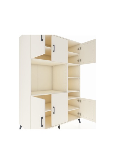 Kronos Dolap 10 Raflı 6 Kapaklı 132x59x195 Aytaşı-aytaşı/aytaşı Aytaşı