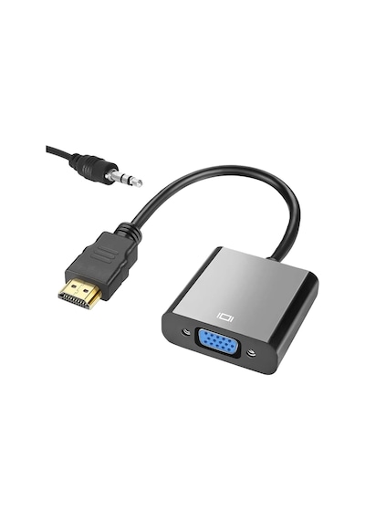 Ayt Fully G-537l Hdmi Dan Vga Ya Çevirici Adaptör Ses Çıkışlı Hdmi Girşini Vga Çıkışına Dönüştürücü