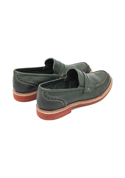 Freefoot 2654 Erkek Klasik Ayakkabı - Yeşil Yeşil