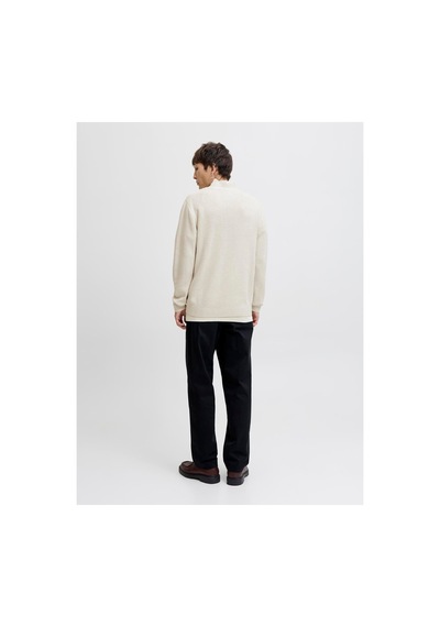 Jack & Jones Jprblamılano Yarım Fermuarlı Örme Kazak 12259664 Lacivert