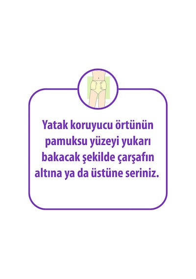 Actual Yatak Koruyucu Örtü 60 x 90 CM 30 Adet