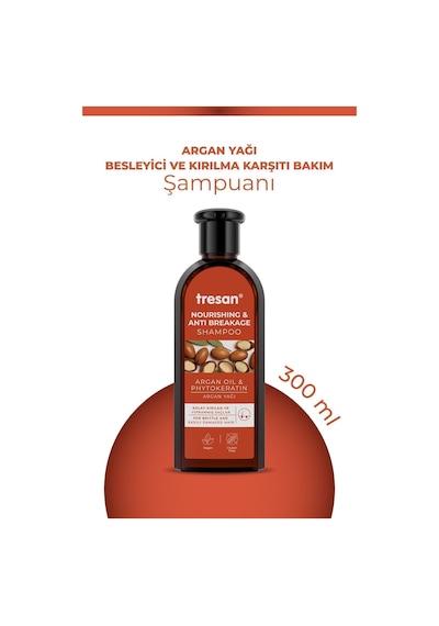 Argan Yağlı Ve Kırılma Karşıtı Bakım Şampuanı 300 Ml X 2 Adet
