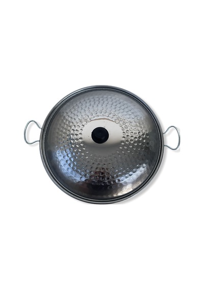 Yemek Pişirme Tavası Kapaklı 45 Cm'lik-82 Çelik
