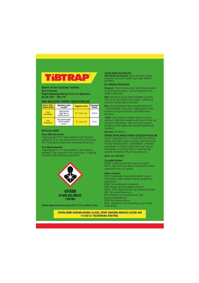 Tibtrap Fare Zehiri Buğday 2x125 g