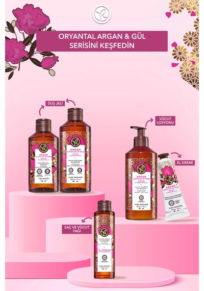 Yves Rocher El Kremi- Nemlendirici Besleyici Oryantal Argan Gül - Vegan-30ml