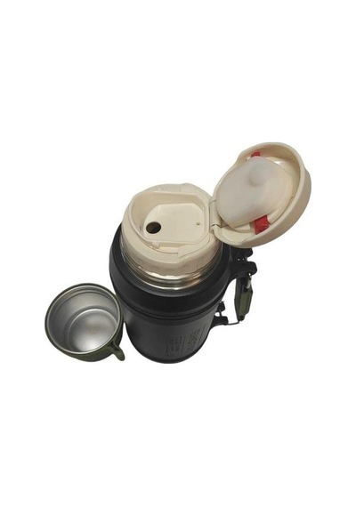 Shotay Çelik Termos Camper Large 1600ml Siyah
