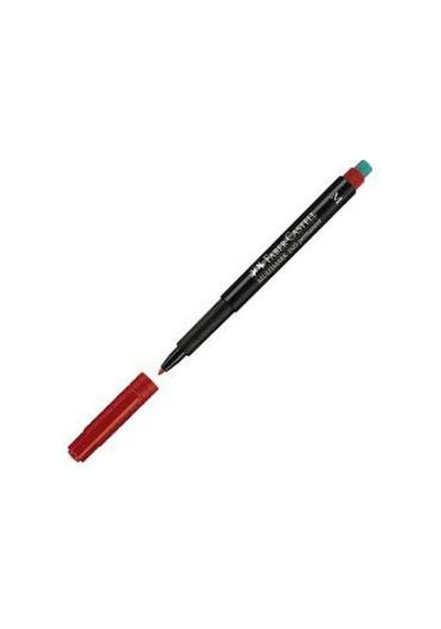 Faber-Castell M Kırmızı Permanent Kalem Kırmızı