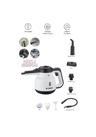 Torima JJB-747-II Koltuk Ve Halı Yıkama Makinesi + CB-902A Buharlı Temizleyici