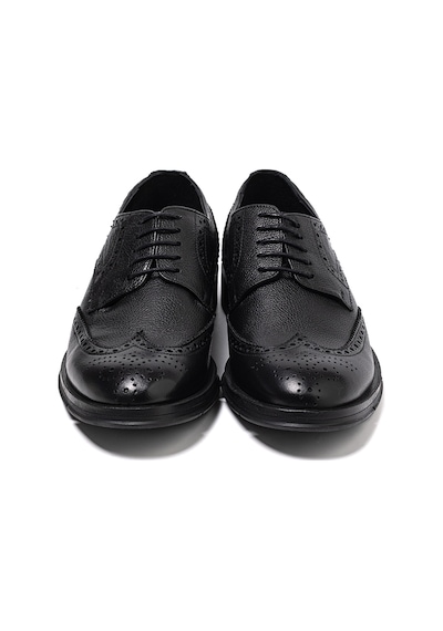 Black Porto Klasik Ayakkabı Erkek Ka-26y-f3006 John May Formal Shoe Siyah