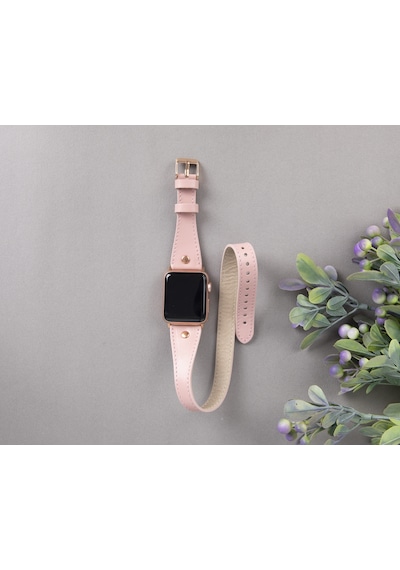 Bouletta Apple Uyumlu  Watch Deri Kordon 38-40-41mm Slim DTRG NU2