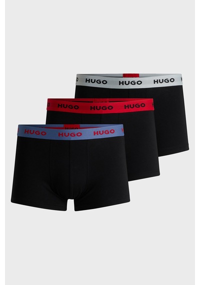 Hugo Erkek Boxer 50532611 968 Siyah Siyah