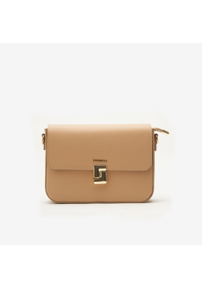 D81 Warm Beige Omuz Çantası Kadın Renza Piumelli Milano Bag Bej