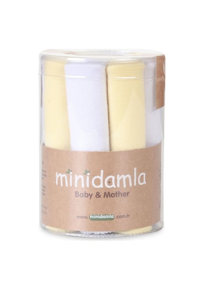 Minidamla 10'lu Ağız Mendili - Sarı