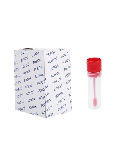 Borox Kaşıklı Gaita Kabı 25 ML Non Steril Numune Kabı 150 Adet