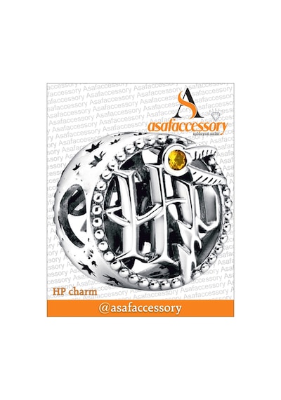 Harry Potter Hp Yuvarlak Charm Gümüş