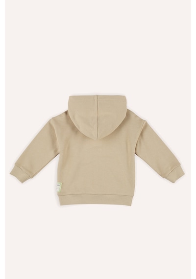 Erkek Bebek Kapüşonlu Bej Sweatshirt Çok Renkli