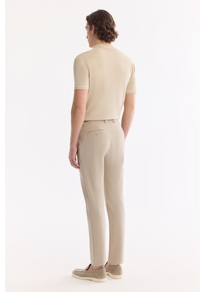 Avva Erkek Bej Beli Lastikli Viskon Karışımlı Elastan Slim Fit Chino Pantolon A61y3212 Avva Erkek Bej Beli Lastikli Viskon Karışımlı Elastan Slim Fit Chino Pantolon A61y3212