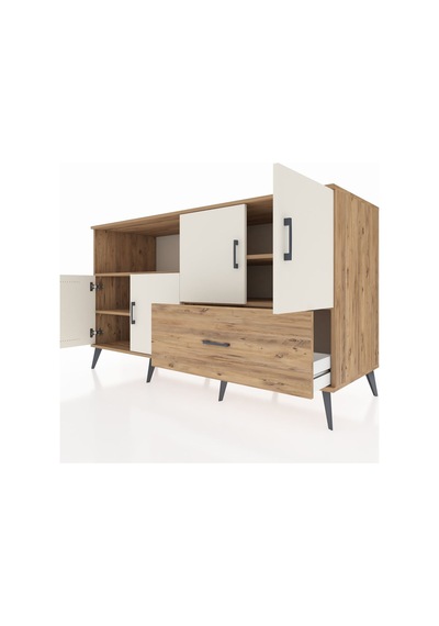 Kronos Konsol 4 Raflı Tek Çekmeceli 4 Kapaklı 176x59x99 Çam-aytaş Çam-aytaşı/çam Kronos Konsol 4 Raflı Tek Çekmeceli 4 Kapaklı 176x59x99 Çam-aytaş Çam-aytaşı/çam