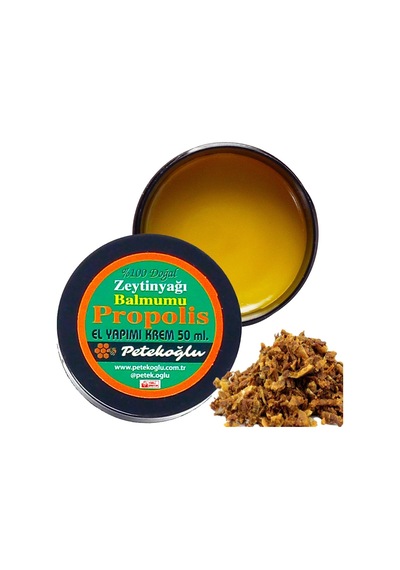 Ham Propolis Balmumu Zeytinyağı El Yapımı Doğal Onarıcı Krem 50 Ml