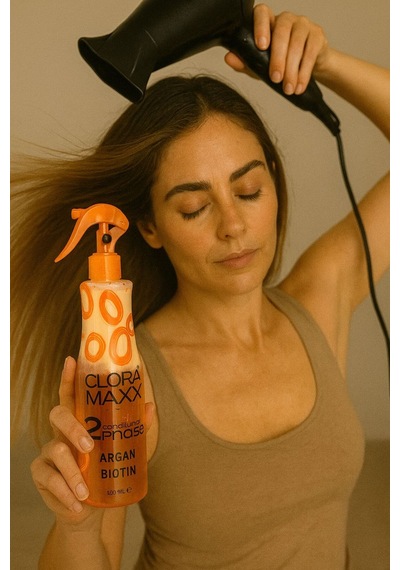 Clormaxx Çift Fazlı Kolajen Argan Biotin İçeren Fön Suyu 400 Ml - 794754719