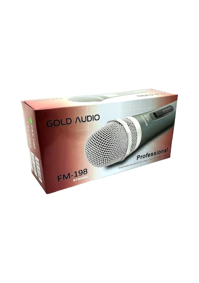 Gold Audio Fm-198 Dinamik 600 Ohm Kablolu El Mikrofonu