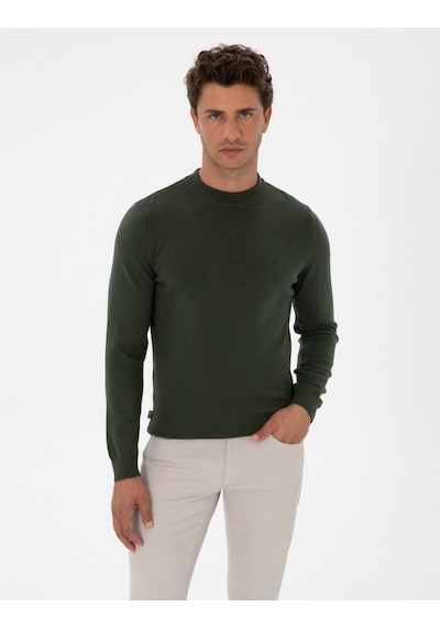 Pierre Cardin Erkek Koyu Haki Kazak /triko 50315456-vr111 Koyu Haki Pierre Cardin Erkek Koyu Haki Kazak /triko 50315456-vr111 Koyu Haki