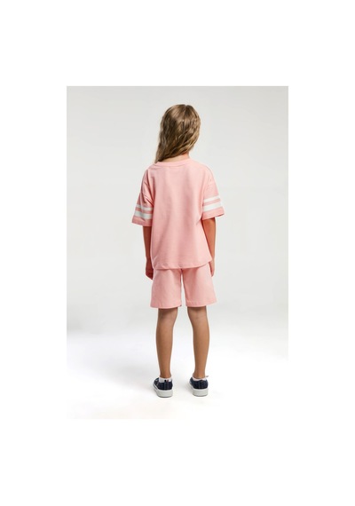 U.S. Polo Assn. U.s. Polo Assn. Kız Çocuk Pembe Bermuda Takım Us2091-c-v6
