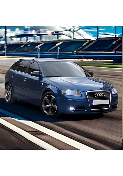 Audi A3 2003-2007 Arası Yarasa Ayna Kapağı Piano Black