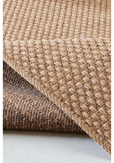 Doğal Jüt Görünümlü Düz Dokuma Kilim Minimal & Zamansız Tasarım Bej Bej